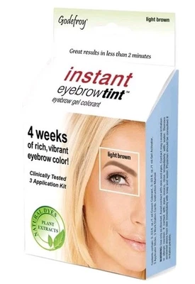 Godefroy Instant Eyebrow Tint  3 Applications Per Package Light Brown  - Image 1 of 4