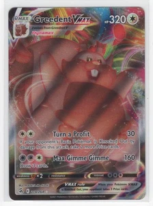 #218 Greedent VMAX 2021 Fusion Strike Ultra Rare - Picture 1 of 2