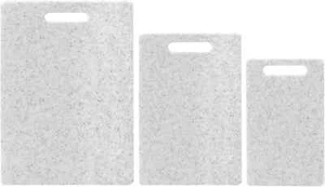 3x Chopping Board Set Non-Slip Index Cutting Board Heat Resistant Hygienic Board - Picture 1 of 5