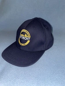 VTG Detroit 313 Roofers & Waterproofers Navy Blue Union Local 149 Hat One 2XL - Picture 1 of 8