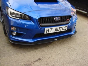 Fits SUBARU STi WRX 2015. Front Lip Spoiler / Splitter. V2 Curved. HT Autos UK. - Picture 1 of 9