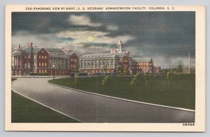 Moonlight US Veterans Administration Facility Columbia South Carolina Postcard - Picture 1 of 2