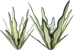 Metal Agave Plant Garden Art, 2 Pack Tequila Rustic Sculpture, Rustic Metal A... - Picture 1 of 8