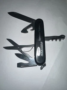 Vintage 1991 Victorinox Climber Swiss Army Knife W/Carrier Transicold Ad - Picture 1 of 12