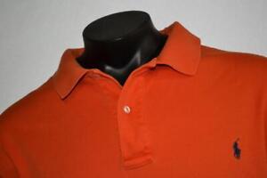 40814-a Polo Ralph Lauren Golf Shirt Orange Mens Size 3XB BIG & Tall