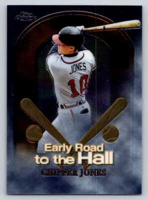 1999 Topps Chrome Early Road to the Hall #ER6 Chipper Jones (ref Y01096) - Image 1 of 2