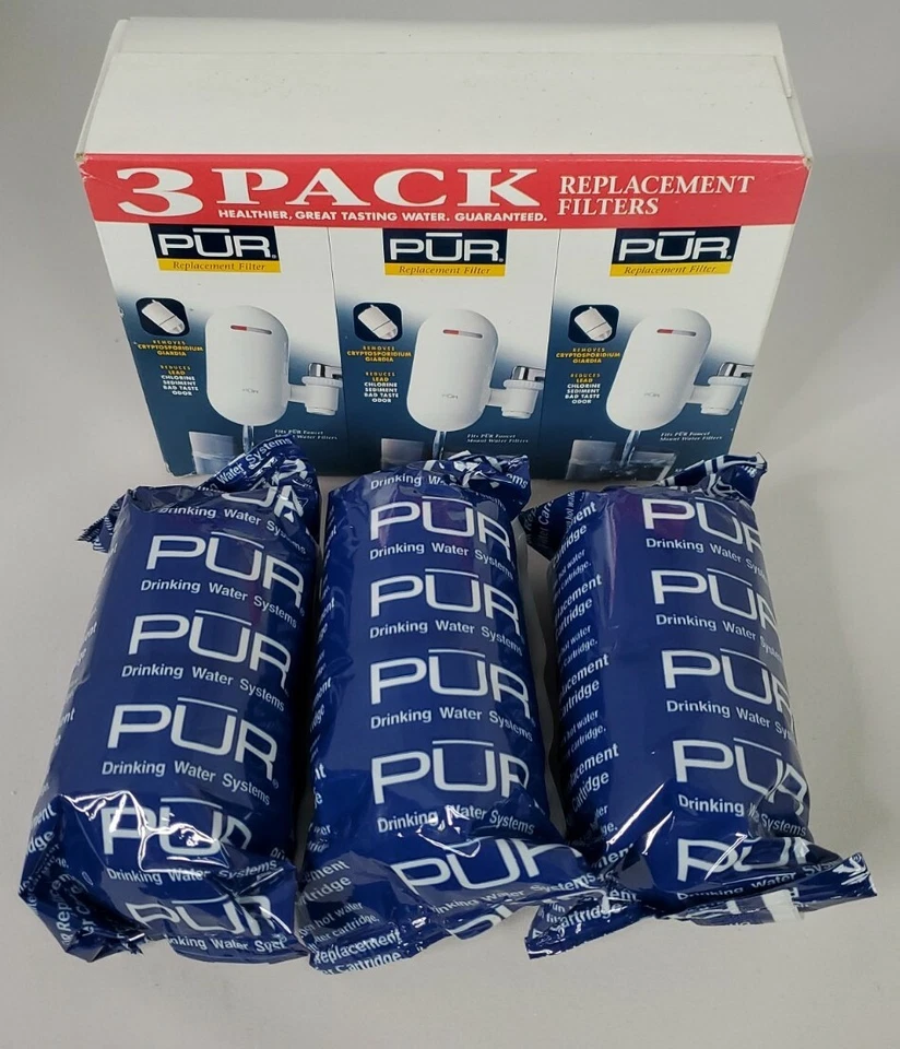 PUR Faucet Mount Water Filter Replacement 3 Pack RF-2053 - Image 1 of 2