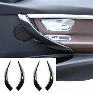 Gloss Black ABS Door Handle Panel Cover For BMW 3 4 Series F30 F34 3GT 2013-2019 - Bild 1 von 11