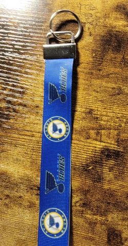 St Louis Blues Keychain Wristlets Homemade Cover
