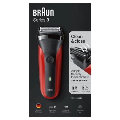 Braun Serie 3 300s rosso Foto 1 de 3