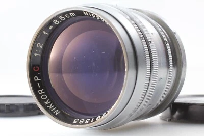 "NEAR MINT" Nippon Kogaku Nikkor P.C 8.5cm 85mm f/2 Lens For S Mount From JAPAN - Image 1 of 4