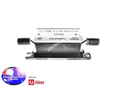 From OZ Quality 1PC TV AERIAL SIGNAL IN-LINE AMP AMPLIFIER SATELLITE + FREEPOST! - Image 1 of 4
