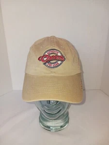 Cheers Bar Pub Gear Authentic Strapback Baseball Cap Hat Boston Beige Khaki - Picture 1 of 7