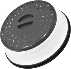 10.5" Microwave Safe Dish Food Plastic Plate Lid Cover Splatter With Steam Vents - Picture 1 of 64
