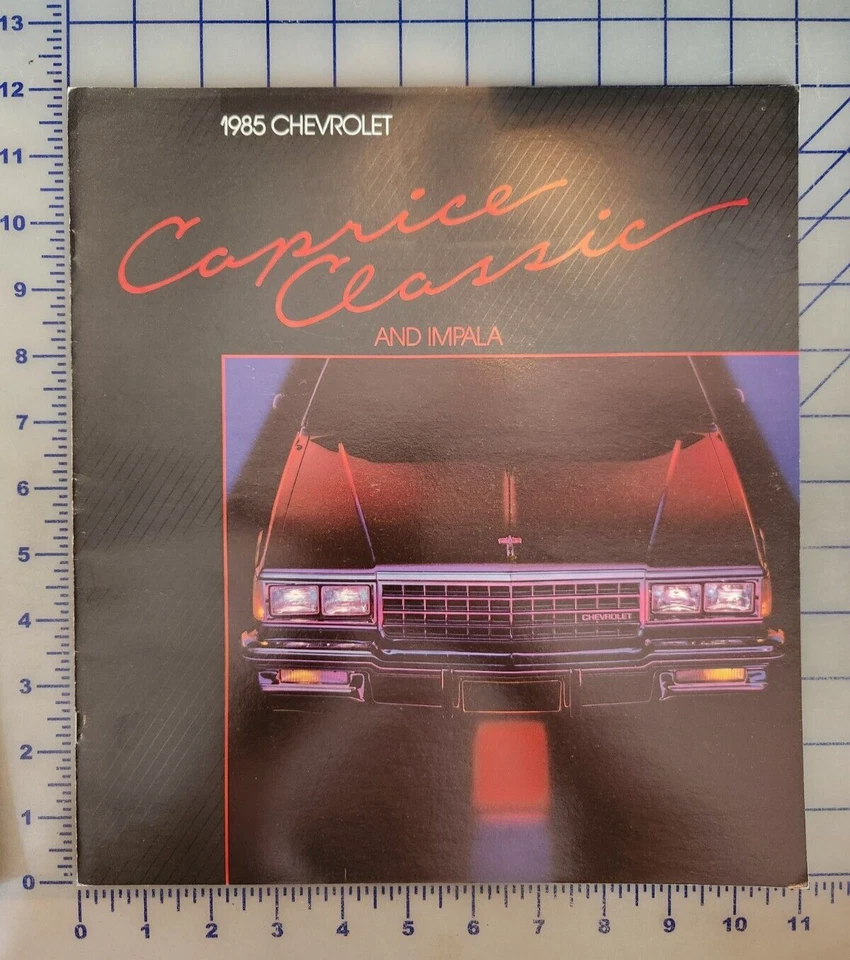 Chevrolet Caprice Impala 1985 folleto original Foto 1 de 1