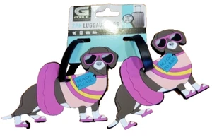 G Force Dachshund Luggage Tags Set of Two - Picture 1 of 3