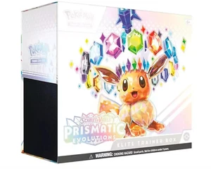 Pokemon Prismatic Evolutions ETB Elite Trainer Box New In Hand Ready To Ship - Picture 1 of 1