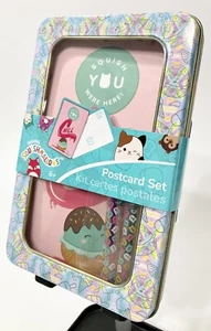 Squishmallows Maya Mint Ice Cream Postcard Set 10 Pack Cards Pen Stickers & Tin - Picture 1 of 3