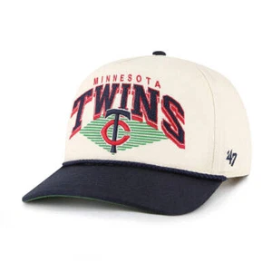 Minnesota Twins '47 Brand Natural Hitch Pomona Adjustable Hat - Picture 1 of 4