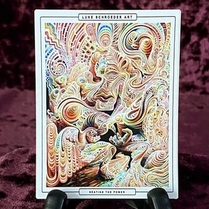 "Pegatina de vinilo Luke Schroeder Seating The Power 2017 edición limitada impresión 3"" fuera de stock" - Imagen 1 de 2
