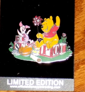 Disney Limited Edition Pin 21199 DLR Pooh & Piglet Toys Annual Passholder NEW - Picture 1 of 4