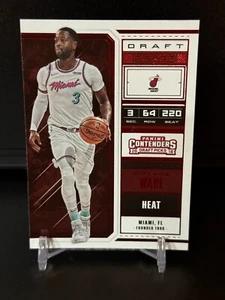 2018 Panini Contenders Draft Picks Draft Ticket Red Foil Dwyane Wade #17 - Picture 1 of 2