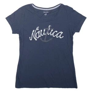 NAUTICA Womens T-Shirt Blue S - Picture 1 of 6