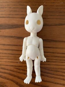 BJD Hujoo Minipin Rabbit Doll 14cm With Ears- New