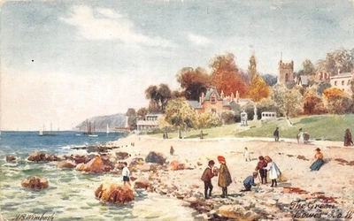 Postal de artista Cowes Isla de Wight Inglaterra vintage Tuck Oilette Henry Wimbush Foto 1 de 2