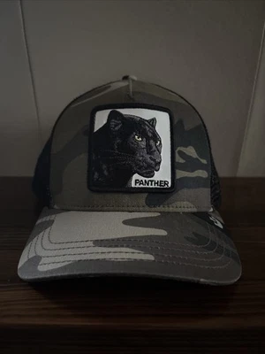[101-0381] "PANTHER" Goorin Bros Camo Adjustable Cap The Panther NWT - Image 1 of 2