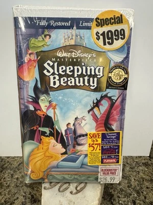 *Sealed* Disney Sleeping Beauty VHS - Limited Edition Masterpiece Collection NEW - Image 1 of 3