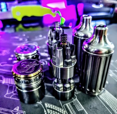 Chaves Knives Fatman Multi Tool Bit Driver Cetim **BLEMA** NOVO - Imagem 1 de 2