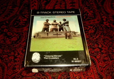 CRUSADERS Unsung Heroes Blue Thumb AMPEX 8 TRACK TAPE SEALED 1973 Soul Funk Jazz - Image 1 of 4