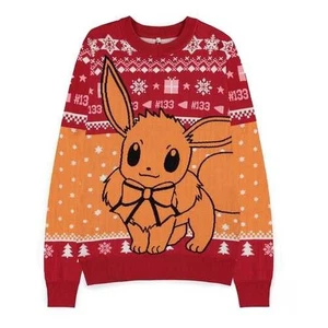 Pokemon Sweatshirt Weihnachtspullover Eevee (Medium) (Difuzed) - Bild 1 von 2