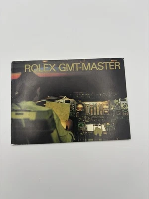 Rolex GMT-Master II Folleto Manual 16710 16713 16718 Azul Espalda 1997 Original Foto 1 de 4
