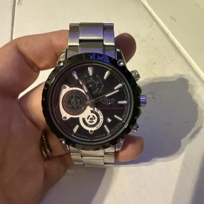 1853 LIGE Men's Stainless Steel Waterproof Quartz Watch - Image 1 of 3