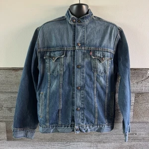 Levi’s Easy Rider Denim Jacket Men’s Size Large Blue Jean Trucker Style - Picture 1 of 11