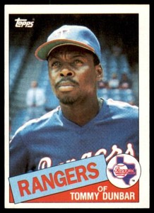 1985 Topps #102 Tommy Dunbar FbfBKg
