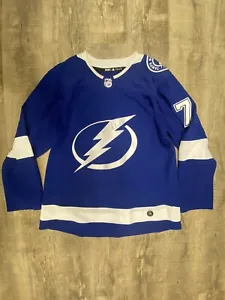 Tampa Bay Lightning Adidas NHL Hockey Jersey Size 54 Joseph 7 Autographed - Picture 1 of 6