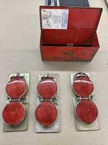 Vintage Reflector Micro-Flare Roadside Emergency Reflectors ~ Grote Mfg Co. - Picture 1 of 14