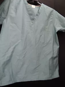 Charm tex Reversable Green Scrub top Size S Woman's (F6) - Imagen 1 de 6