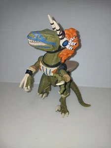 Vintage 1999 Playmates TUROK Dinosaur Hunter Tribal Raptor Action Figure Toy - Picture 1 of 8