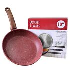 Nonstick Frying Pan Skillet Granite Stone 10'' 12'' Induction Compatible(Assemble)