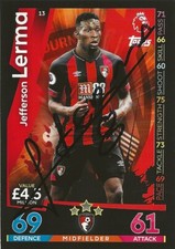 Signed AFC Bournemouth Football Cards - Match Attax Panini Adrenalyn - Choose