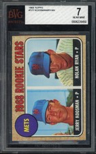 1968 Topps Rookie Stars Nolan Ryan RC #177 BVG 7 NM
