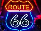 Historic Route 66 Mother Road 14"x10" Neon Light Sign Lamp Wall Decor Glass Club
