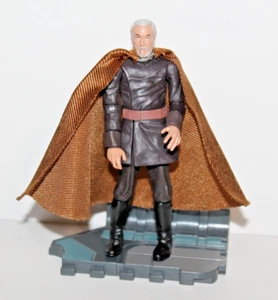 2005 Hasbro Star Wars Revenge of The Sith COUNT DOOKU 3.75in Figure W/Stand - Picture 1 of 3