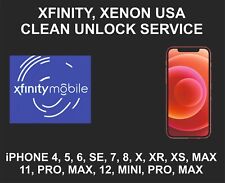 Xfinity, Xenon USA Clean Unlock Service, fits iPhone 8, X, XR, XS, 11, 12, Pro