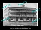 Old Postcard Size Photo Of High River Alberta View Of The Alberta Hotel C1900