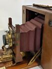 Kodak No. 4 Camera - Vintage Folding in wood case